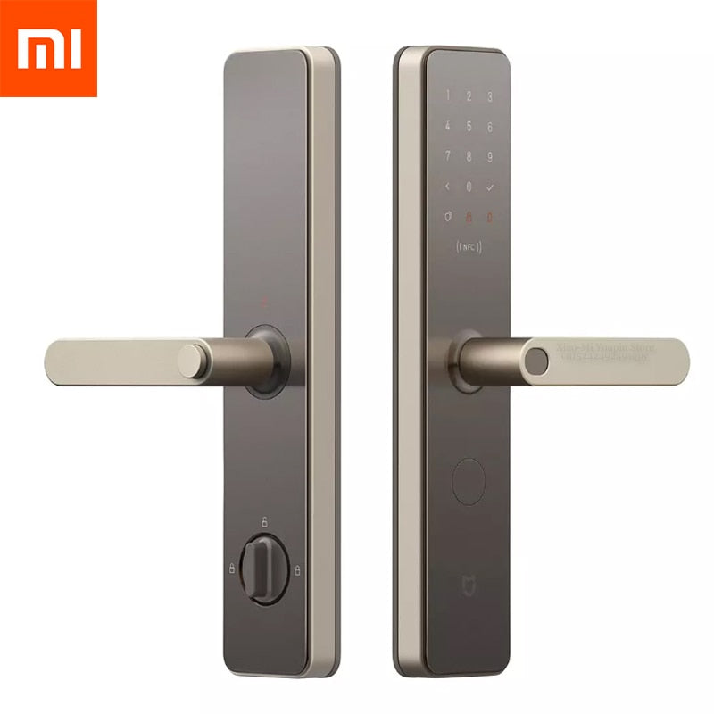 Xiaomi Mijia Smart Door Lock Smart Lock Fingerprint Password NFC Bluetooth Unlock Detect Alarm Work Mi Home App Control