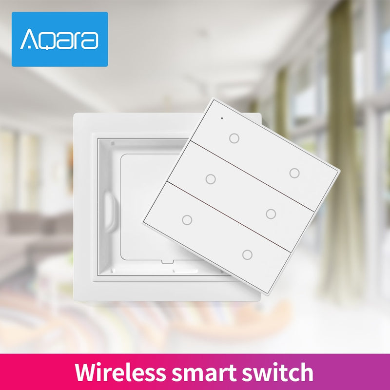 2020  Aqara Opple Smart Switch Zigbee 3.0 6 Gang International Version With Aqara App Apple HomeKit No Wiring Required