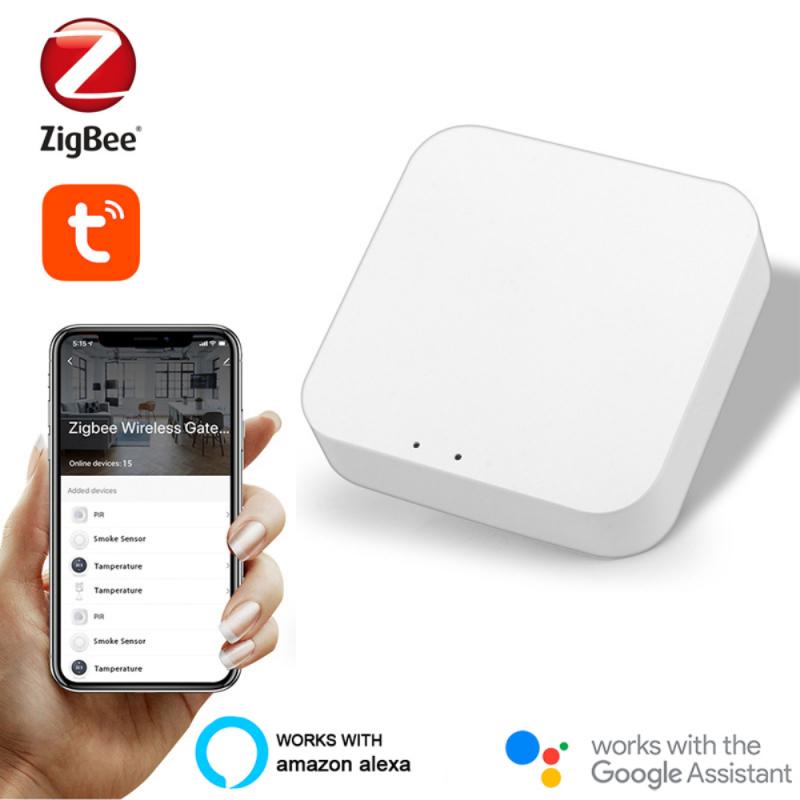 Tuya Bridge Smart Home Zigbee Gateway Hub Remote Control Zigbee Devices Via Smart Life APP Works With Alexa Google Home